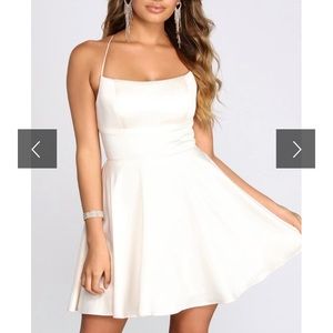 Strappy white/cream dress